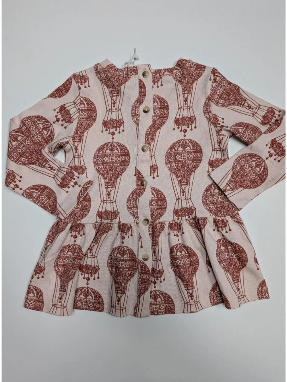 Kate Quinn Organic Cotton Hot Air Balloons Outfit 3T Kate Top Flare Pants Set